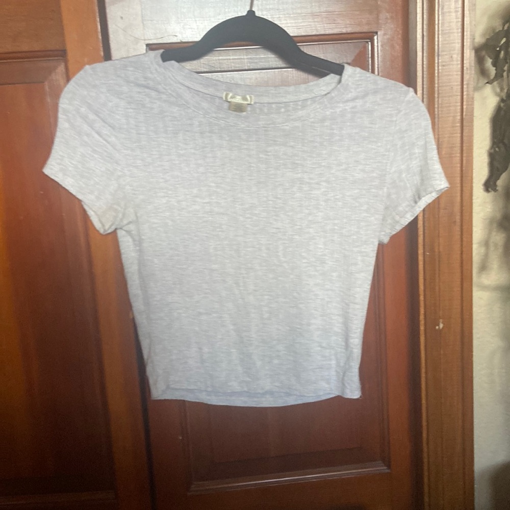 Ribbed crop top